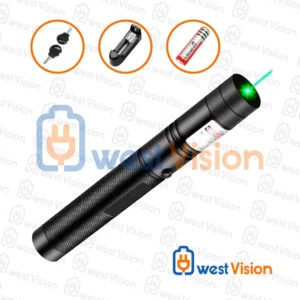 PUNTERO LÁSER C/PILA RECARGABLE  Y CARGADOR BATERIA