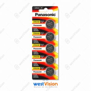 Pila de Litio Panasonic CR2430 – Botón 3V
