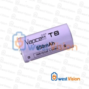 PILA DE LITIO RECARGABLE INR16340 850MAH 3.7V VAPCELL