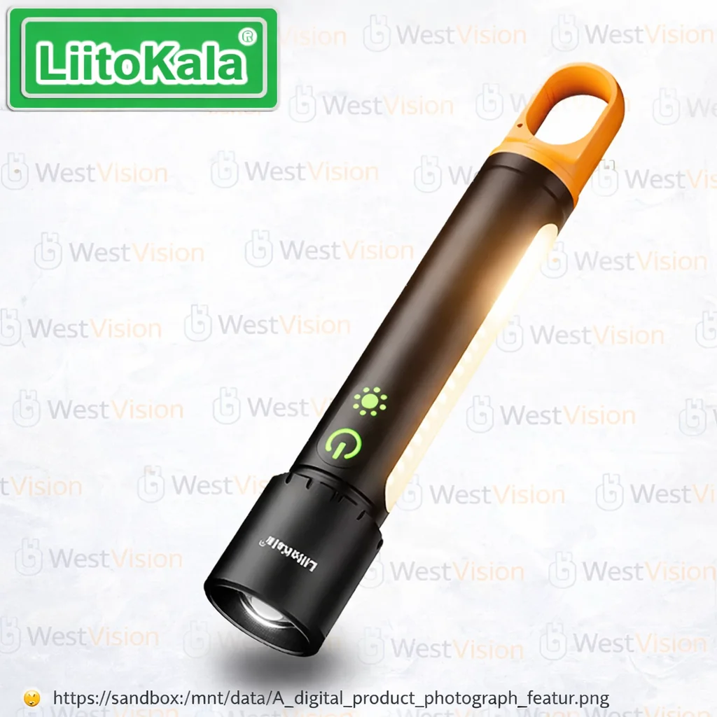 Linterna Recargable LiitoKala X-725 – Portátil, Potente y Multifuncional