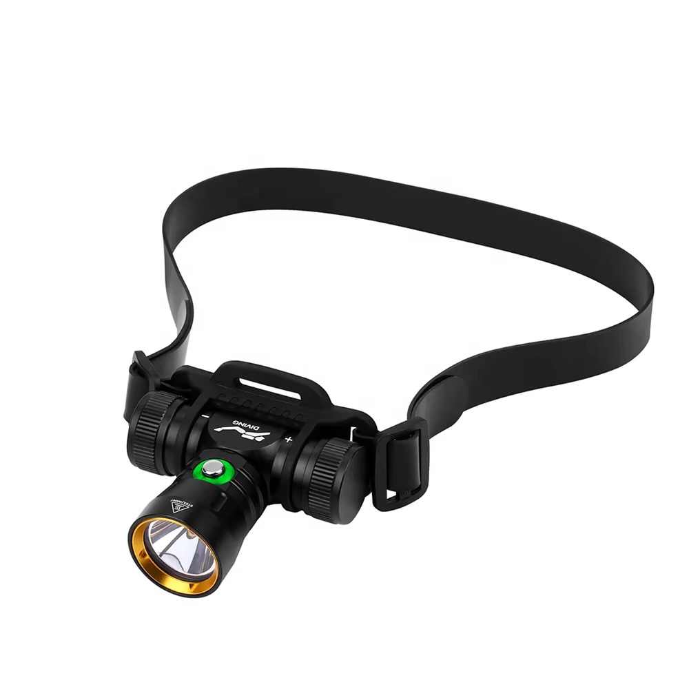 Linterna Frontal acuatica Asafee 1000LM L2 LED para Buceo - Imagen 3