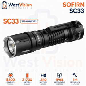 Linterna LED Sofirn SC28 Recargable 2800 Lúmenes USB-C