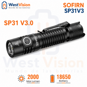 Linterna LED Sofirn SP31 V3.0 Recargable 2000 Lúmenes