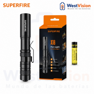 Linterna UV Superfire X18-Z 365nm Tipo Bolígrafo