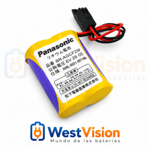 Batería Panasonic BR-AGCF2W 6V 2200mAh para FANUC A98L-0031-0011